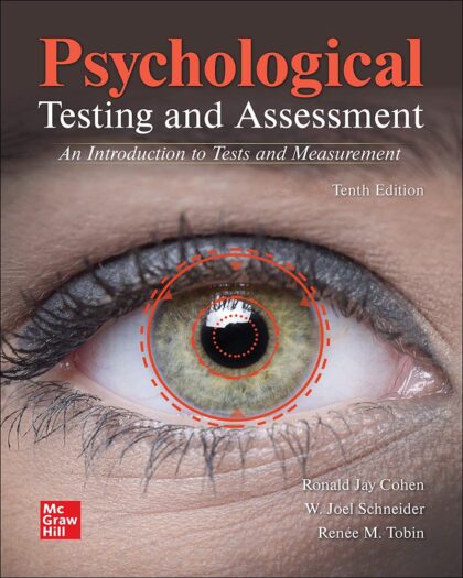 Psychological Testing and Assessment 10TH Edition, International Edition, Textbook only